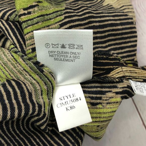 Sigrid Olsen Women Blouse Top Button Shirt Size Small Wool Silk Floral B243 -13 - Picture 8 of 14